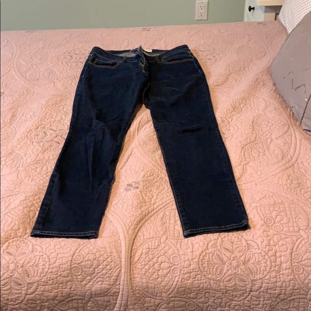 Dark denim